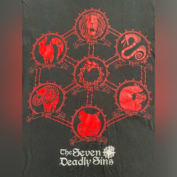 Seven Deadly Sins Tee - Picture 2 of 3